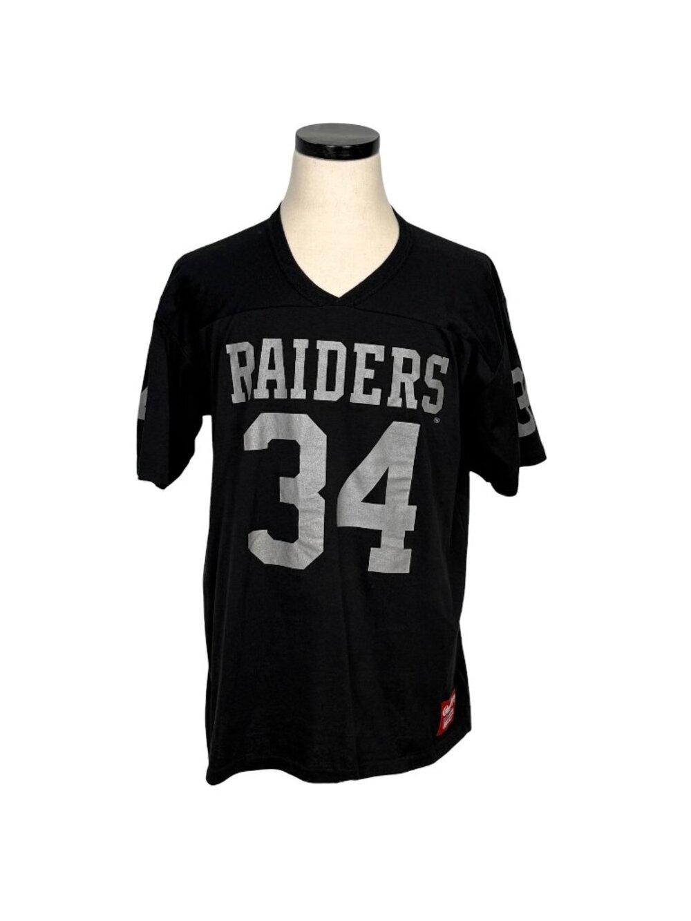 Vintage 80s Oakland Raiders Bo Jackson #34 Rawlings Football Jersey XL USA